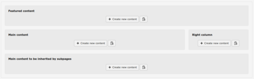 Interior with right column