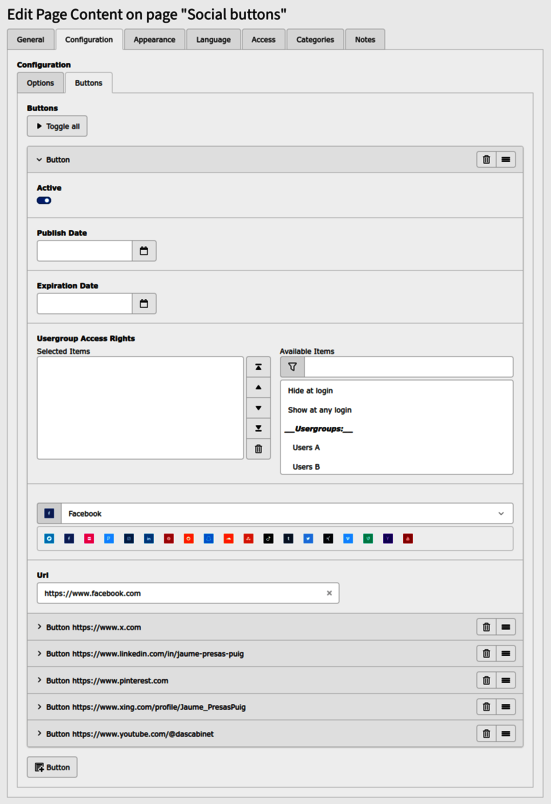 Configuration